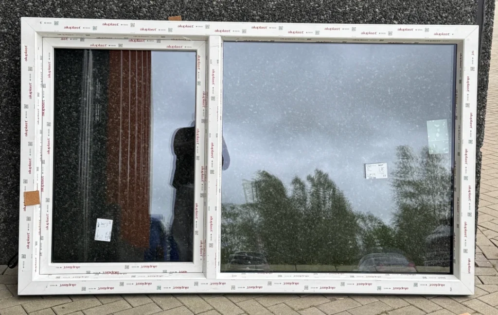 vast raam, draaikiepraam rechts, Aluplast Ideal 7000, HR+++ beglazing