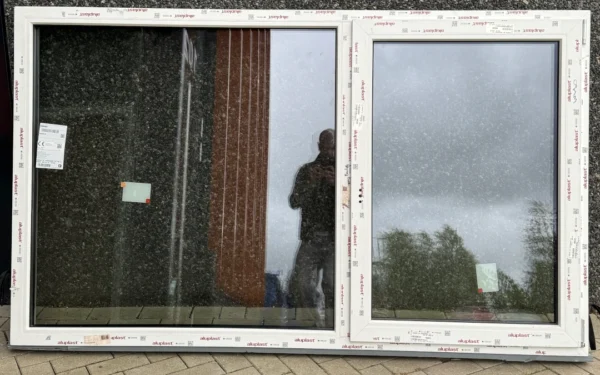 vast raam, draaikiepraam rechts