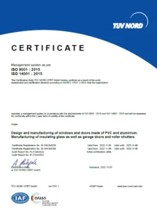 az kozijnen certificate