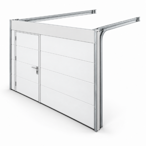 Sectionale garagedeur met loopdeur links – elektrisch bediend 5 Sectionale garagedeur met loopdeur links – elektrisch bediend