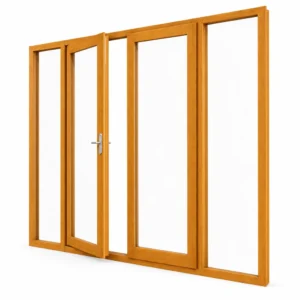 Tuindeuren met twee zijlichten | Houten